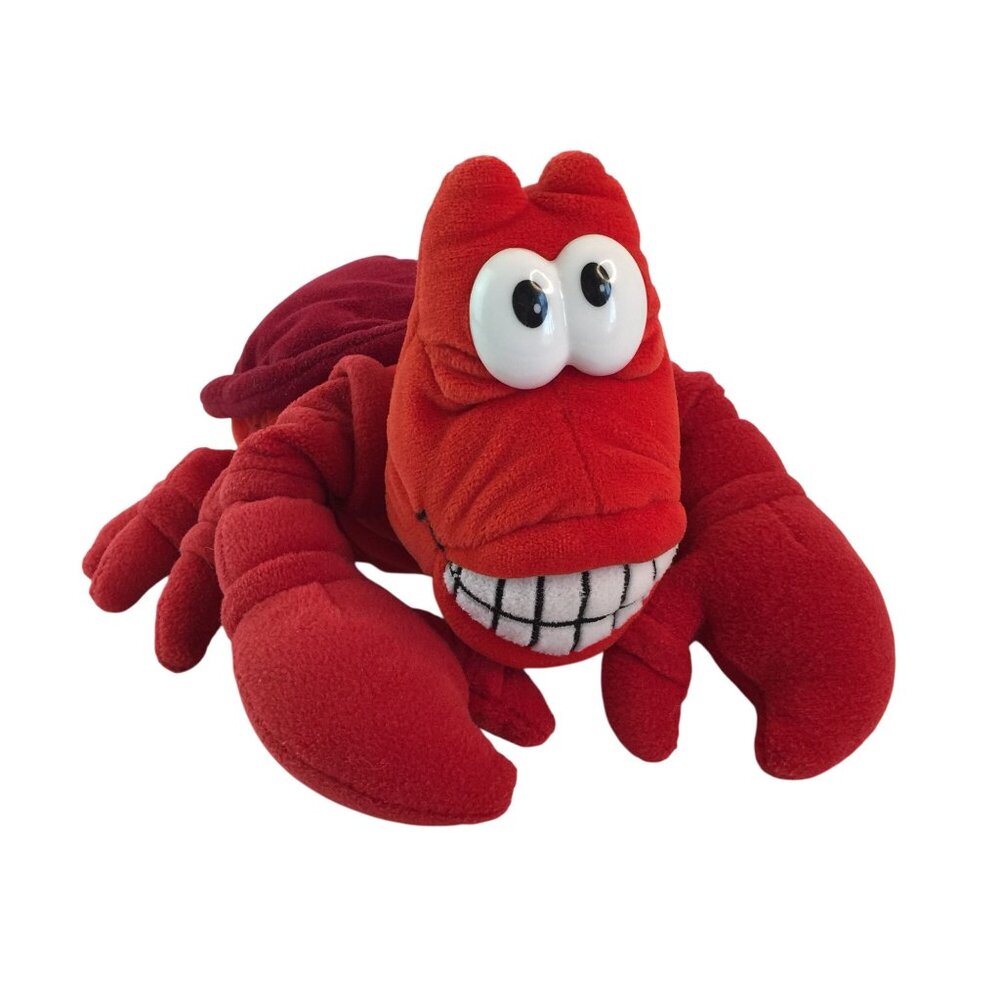 Vintage Sebastian‎ Crab Plush 13" Hand Puppet Disney Little Mermaid 1990s